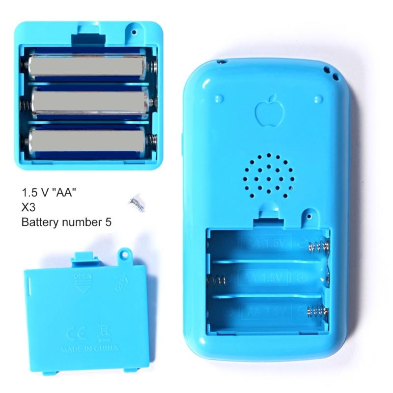 Toddler Learning Toy Phone Baby Mobile with English Words and Music for Kids Ages 1 to 3 Years Old