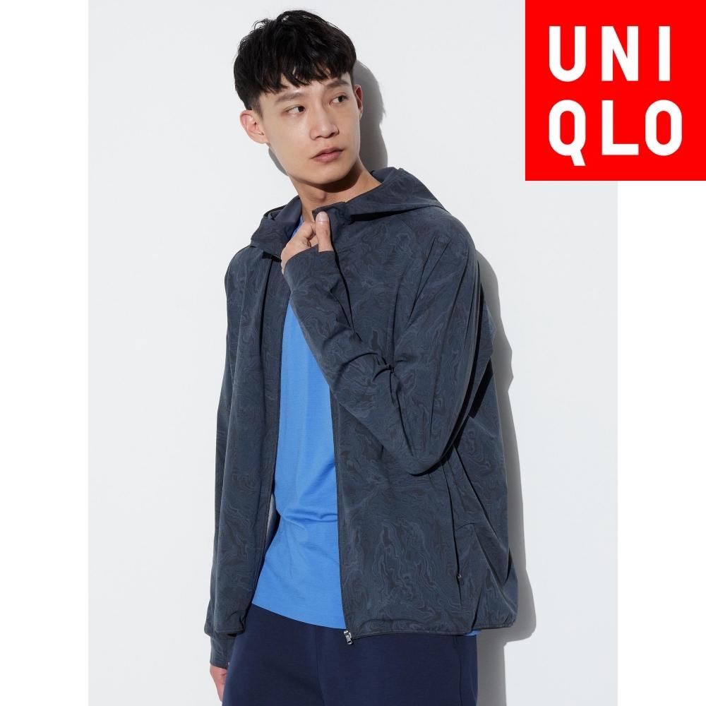 

UNIQLO JAPAN Ultra Stretch Dry EX Print Толстовка с капюшоном на молнии