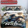 3pcs Duvet Cover Set (1*Duvet Cover + 2*Pillowcase, Without Core), Custom Name Avatar Pattern Bedding Set, Home Bedroom Decor Gift
