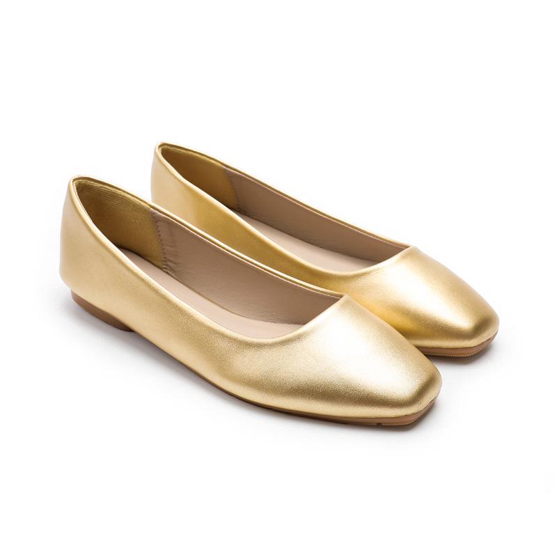 Fashion Luxury 2024 New Women's Soft Sole Comfortable Flat Shoes Spring and Autumn Leisure Wear resistant Mom's Shoes Size 34-43