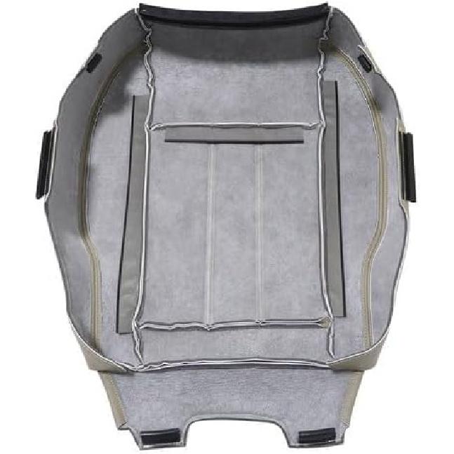 GXARTS Non-Perforated Driver Side Bottom Replacement Leather Seat Cover Tan Compatible with Chrysler Town & Country 2008 2009 2010 2011 2012 2013