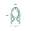 Foldable Clothes Hanger Anti Slip Clips Compact Space Saver Rack for Travel Camping Home Student Dorm
