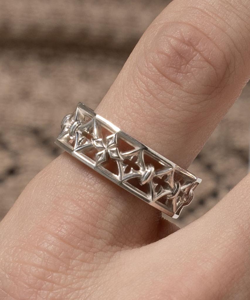 Vivus Ventana Bold Silver Ring