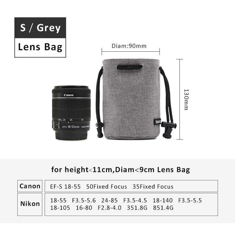 

Digital Slr Camera Bags Lens Photography Bag Waterproof Camera Storage Bag Drawstring Stitching A1
