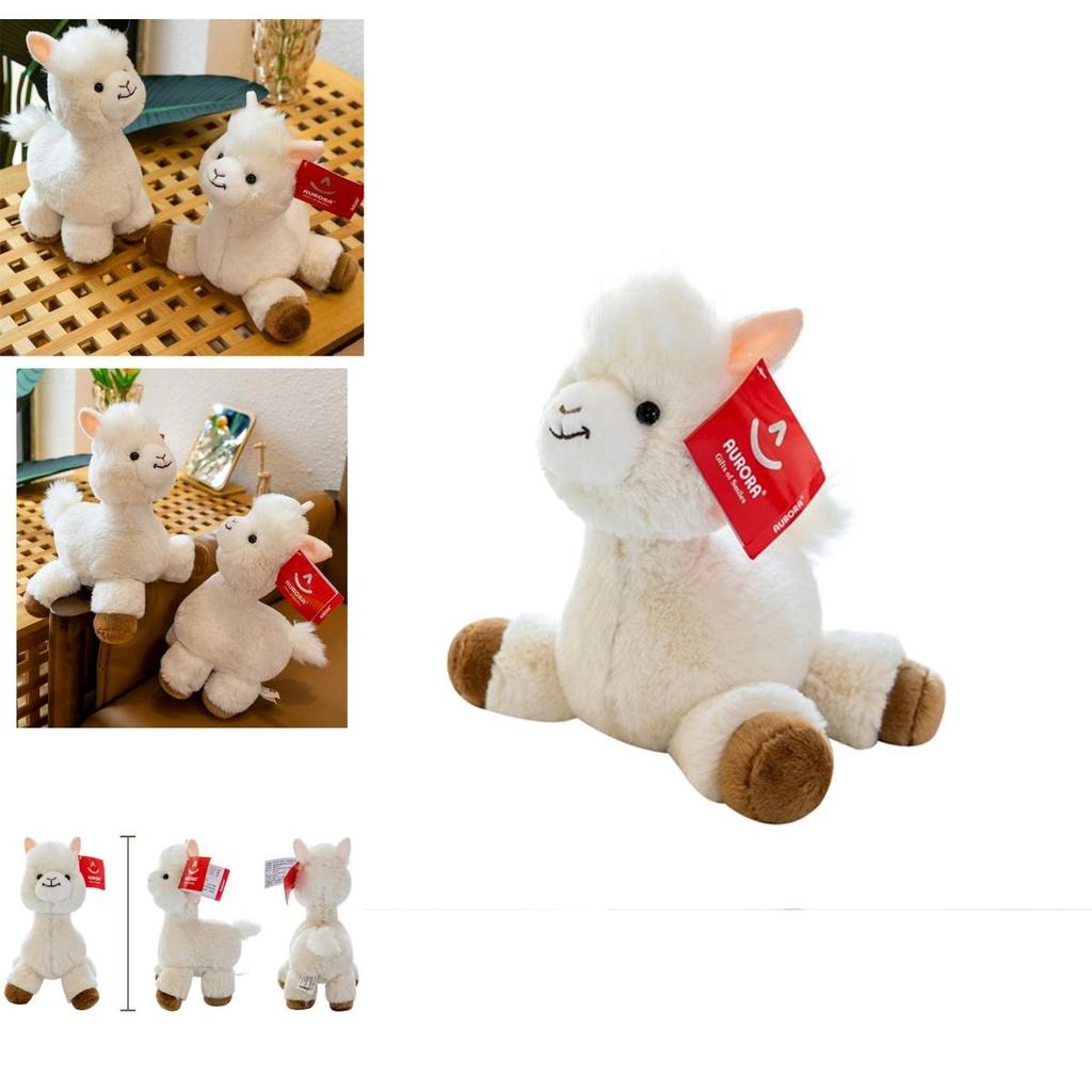 Cute And Adorable Plush Alpaca Toy Perfect Birthday Gift For Girls With Long Fur And Soft Pp Cotton Filling 30cm/0.16kg White