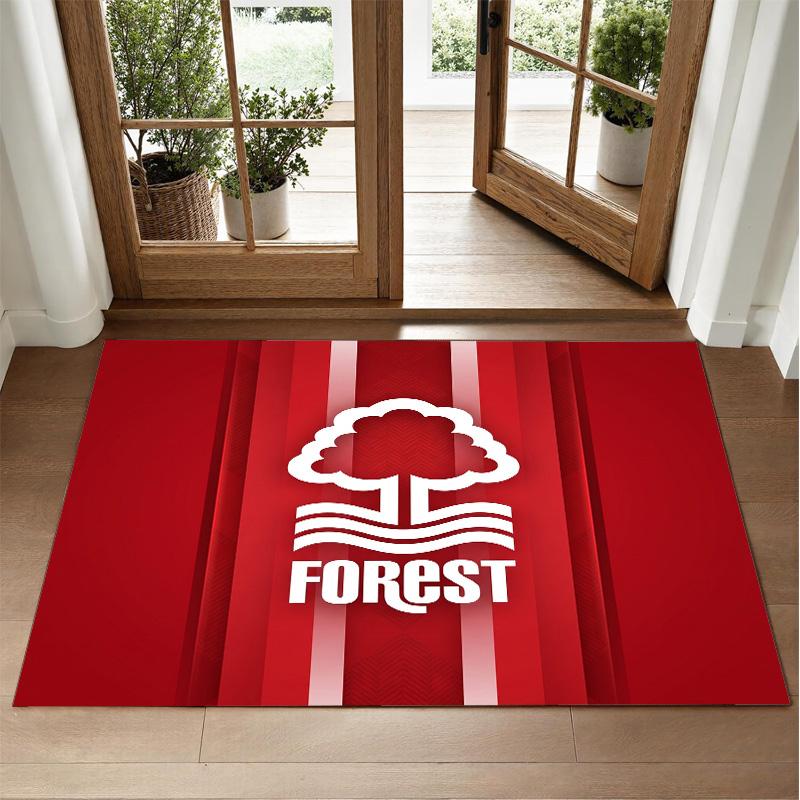 Nottingham Forest Design Kristall-Samt-Teppich Weich Dekorative Matte für Schlafzimmer Eingang