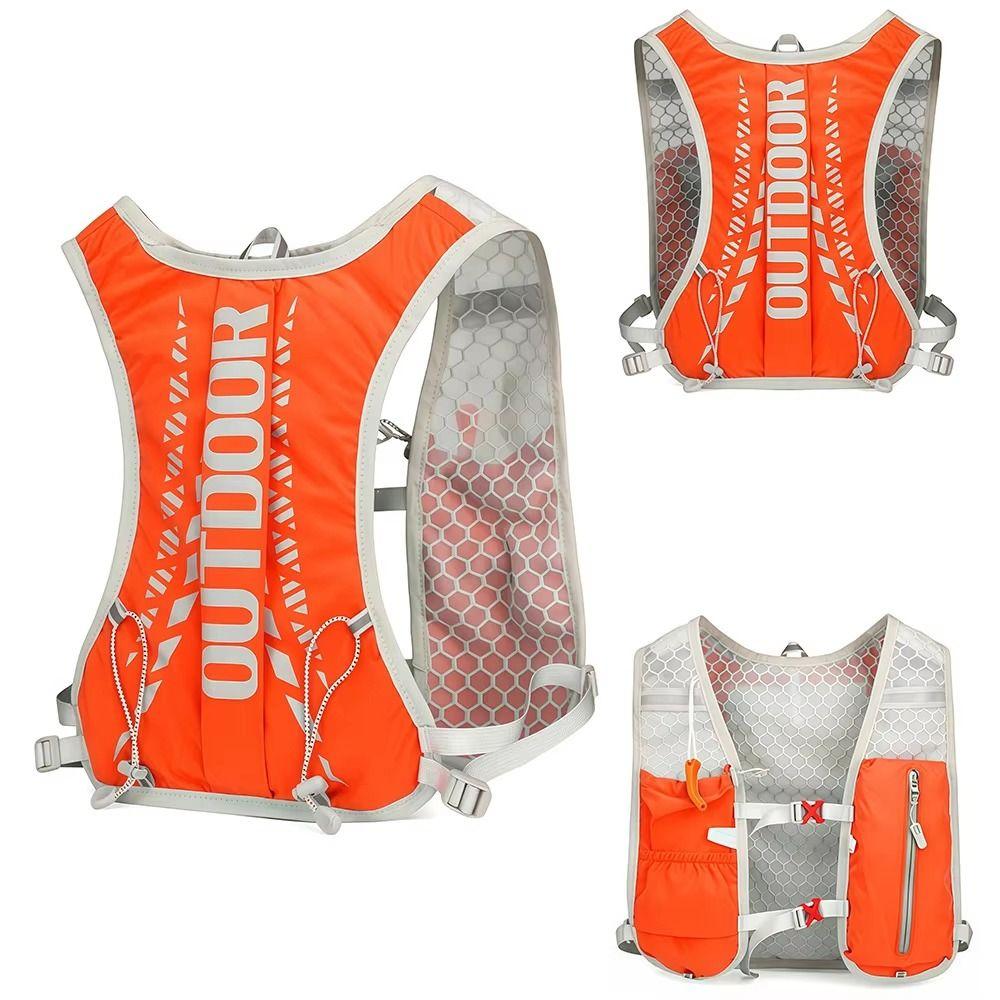 Vest Style Hydration Backpack Breathable Trail Running Backpack Reflective Running Bag  Hiking