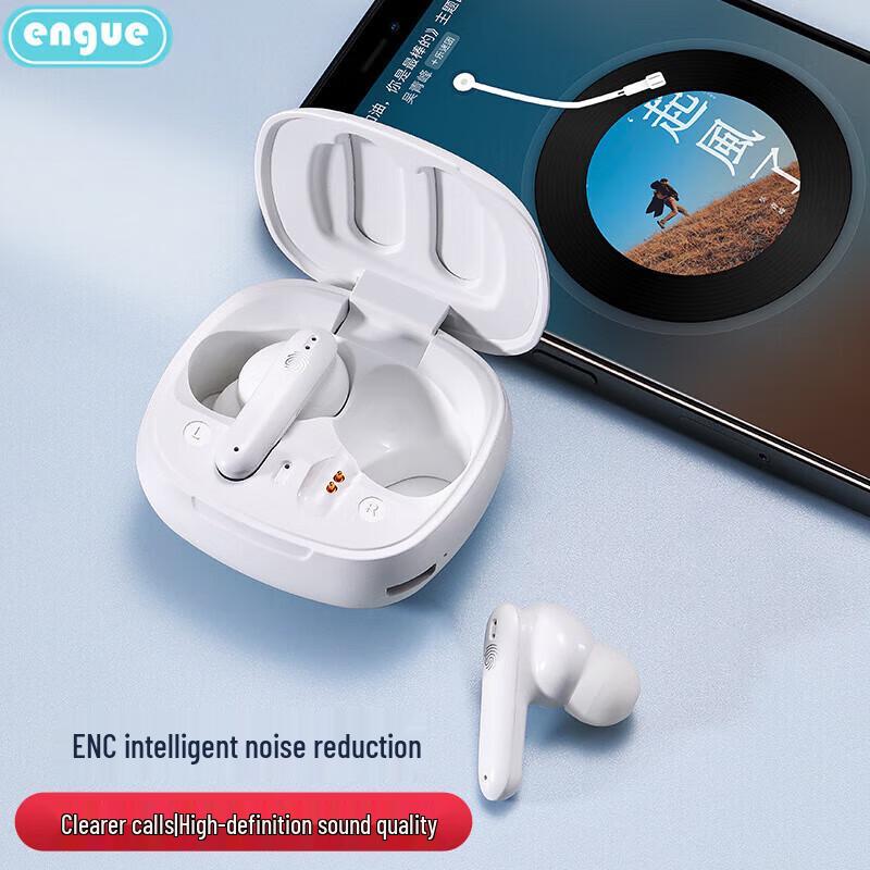Engue EG-AP09 Dual-Mic ENC Noise Cancelling Bluetooth Headset