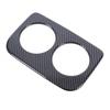 ABS Carbon Fiber Interior Rear Seat Cup Holder Cover For Subaru Crosstrek 23-24
