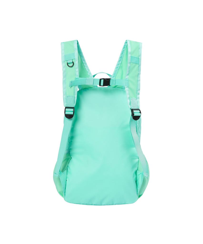 Hanahi Double Diagonal Zipper Backpack Mint