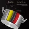 SuLe 20CM 316 Stainless Steel Steamer & Soup Pot Set