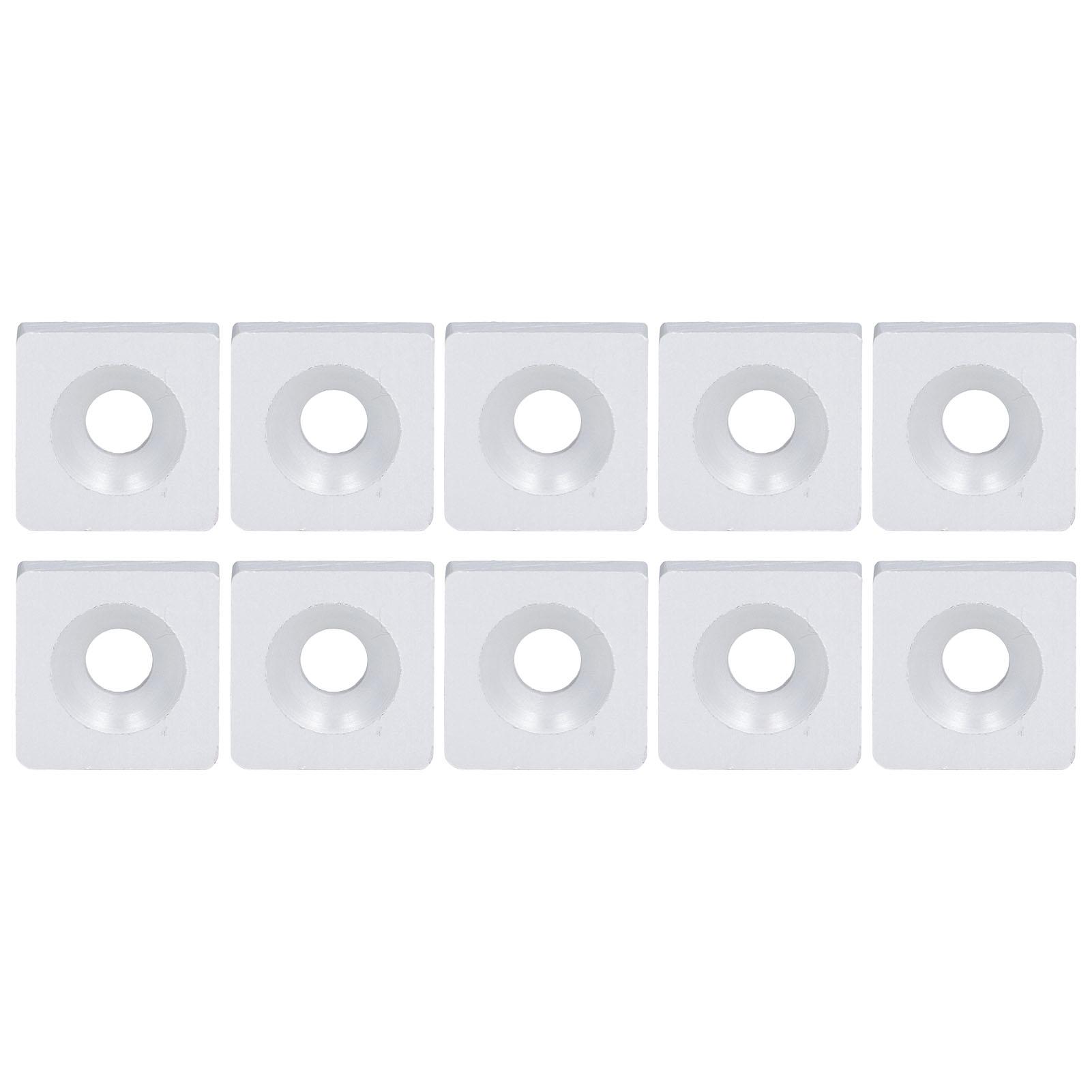 10 шт.   Конечная   Алюминиевый сплав Одноотверстие Заглушка для Промышленного ЧПУ Оборудования