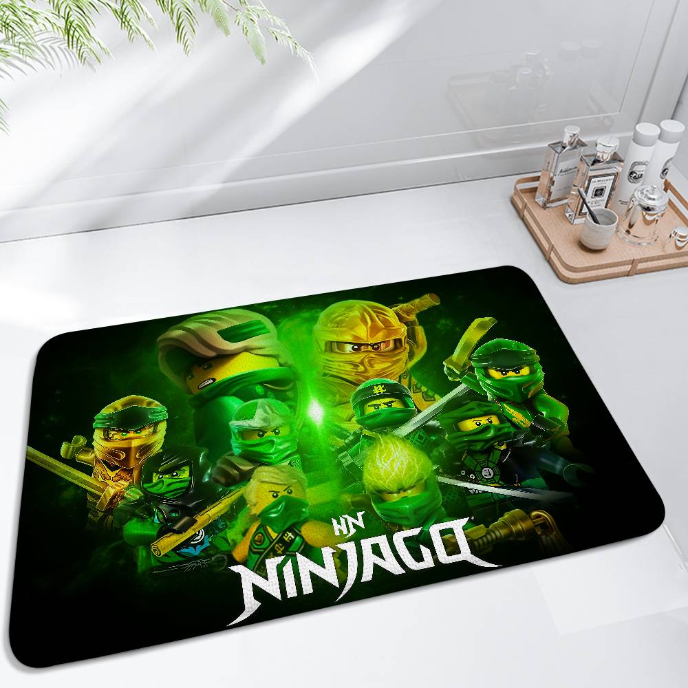 Cartoons-r-Ninjagos-cool Floor Mats Carpet For Living Room Decor Lounge Area Anti-slip Foot Mat Entrance Doormat