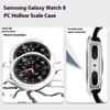 PC Case For Samsung Galaxy Watch 8 44mm Accessories Screen Protector Bumper Shell Hollow Scale Cover On Samsung Watch8 40mm