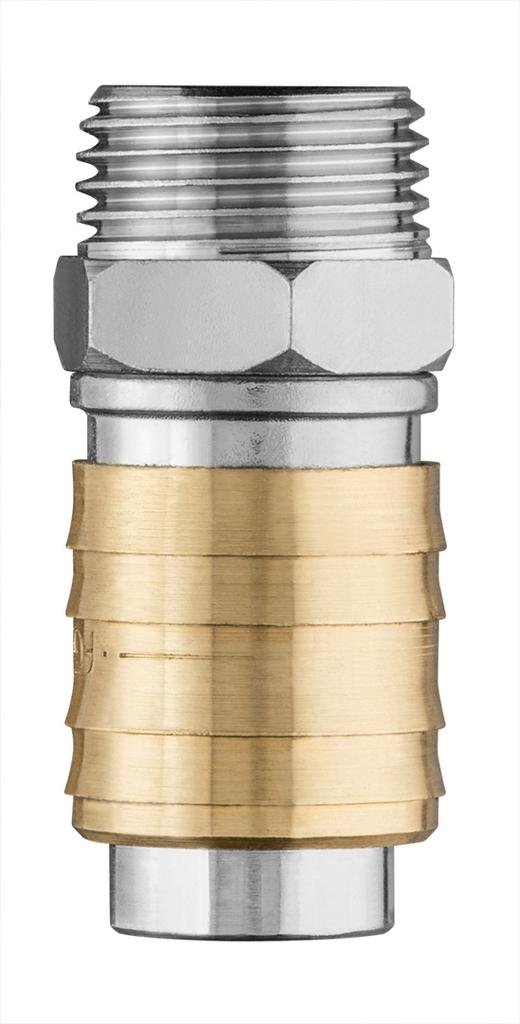 Schnellkupplung für Kompressor mit 1/2" Außengewinde