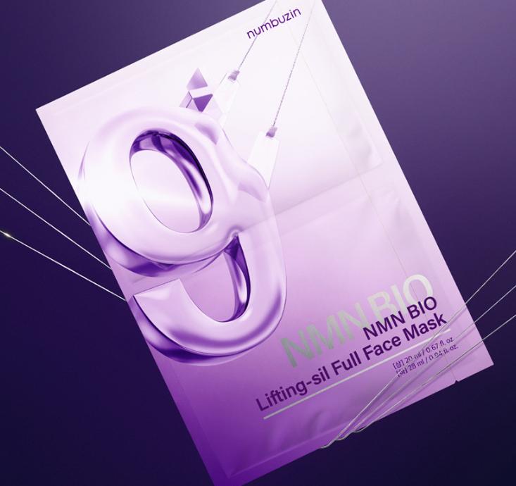 NUMBUZIN No.9 NMN BIO Lifting Full Face Pack (4 Sheets)