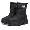 Fashion Snow Boots Women Shoes Plush Keep Warm Winter Boots Waterproof Outdoor Hiking Shoes Couple Ankle Boots