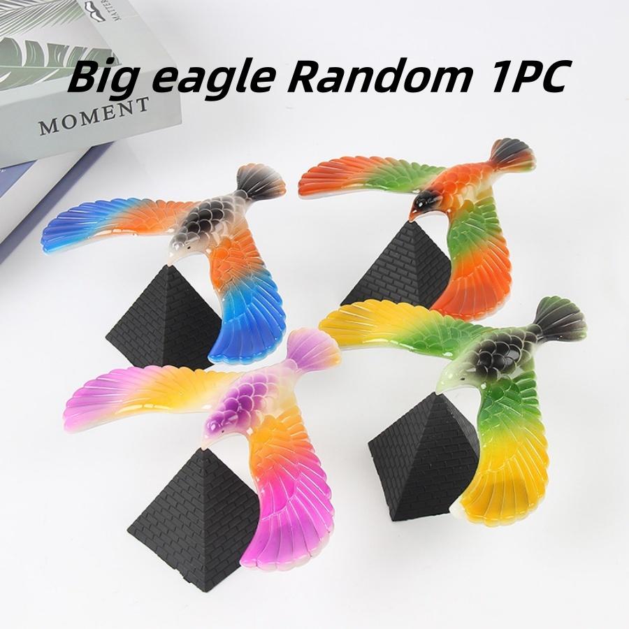 1/3/5PCS Funny Amazing Balancing Eagle With Pyramid Stand Magic Bird Desk Kids Toy Fun Learn Dropshipping