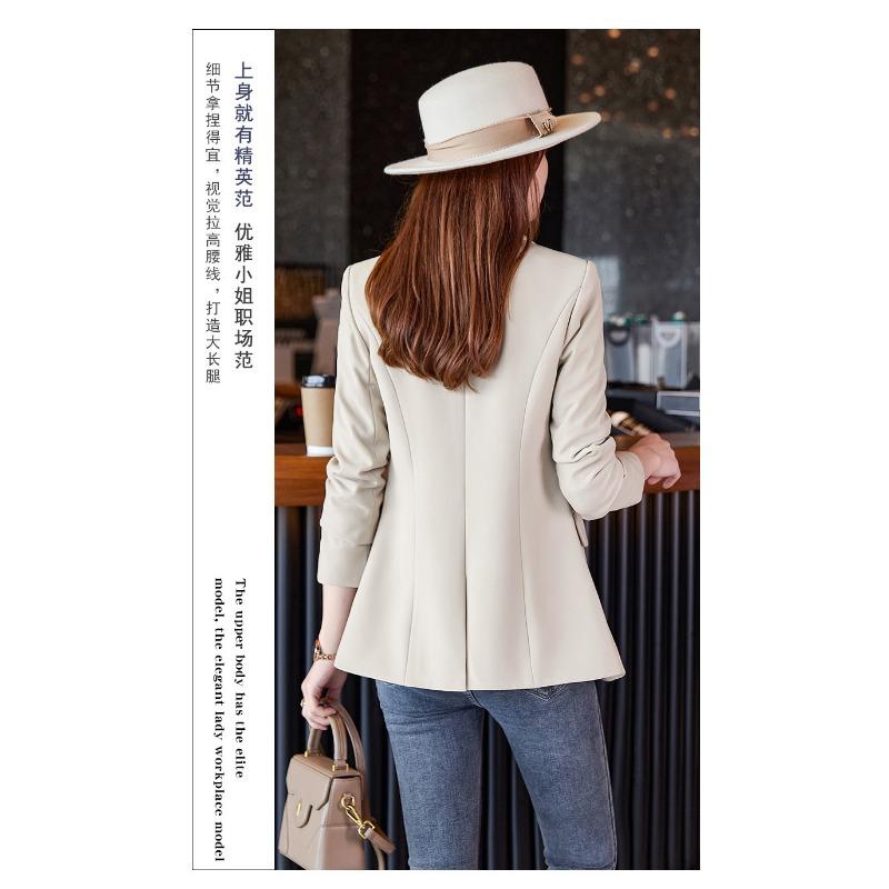Women's Autumn and Winter Style Blazers, High-end Formal Wear Temperament, High-end Blazers Have Texture