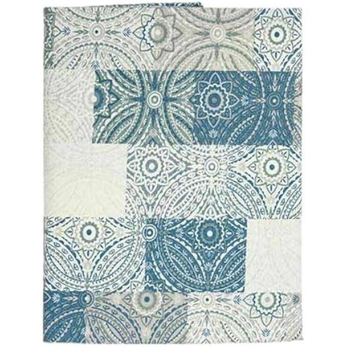 Nappe - Kinvara - Carrelée - 140 x 180 cm - Anti-taches - Synthétique