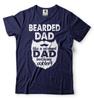 Bearded Dad T-Shirt Funny Dad Tee Father's Day Dad Shirt Bearded Father Gift Tee Unisex T-Shirt