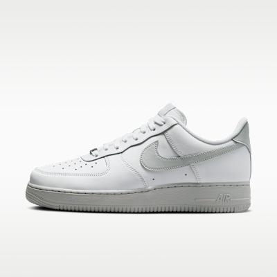 Nike Air Force 1 Поддержка Скейтбордические Кроссовки Мужские Белый Серый 41