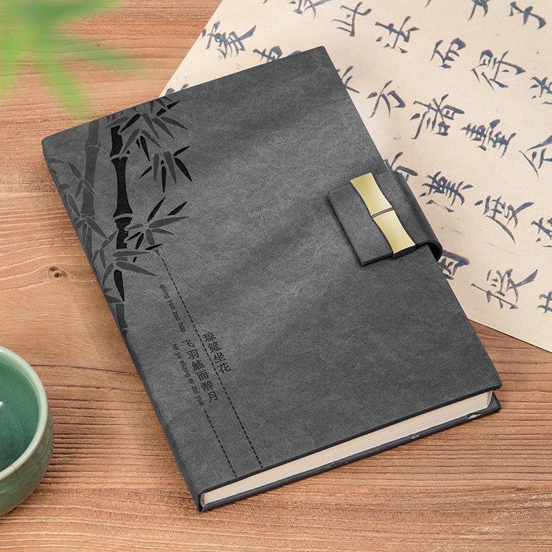 Premium Guochao Gift Set: Thick Custom Notebook for Business & Creative Meetings