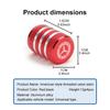 4PCS Alloy Car Wheel Tire Valve Air Stem Cap Cover Decoration Accessories For Benz AMG VIANO GLB GLC W108 W124 W126 W169 W176 PH8