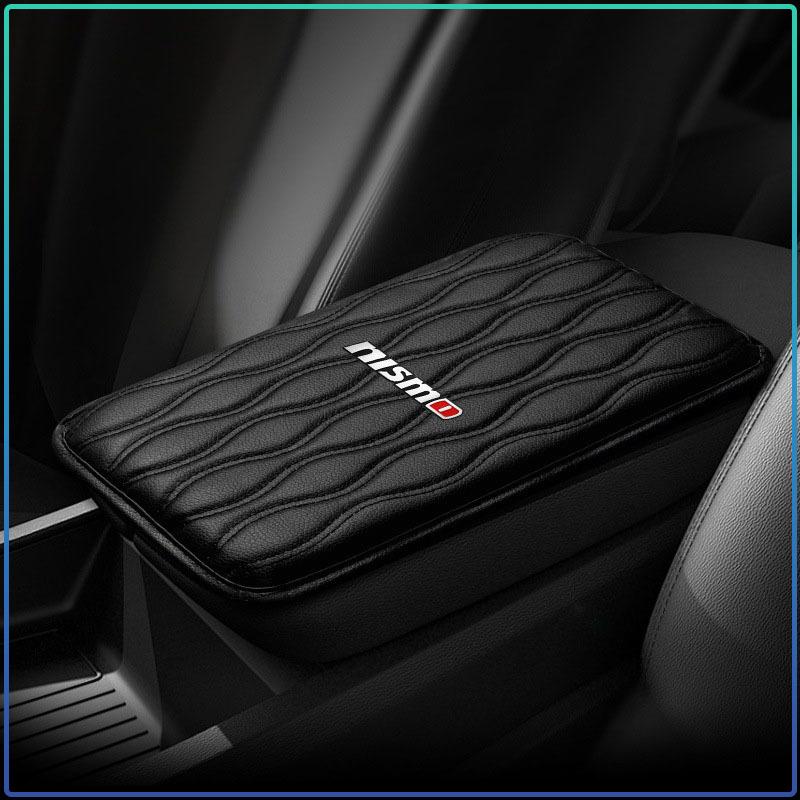 Auto Mittelkonsolenabdeckung Leder Armlehnenmatte Armaufbewahrungsbox Matte Für Nismo Nissan 370Z Coupe Roadster Z34 2009-2020 GTR Juke