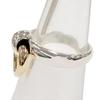 Excellent HERMES Ring ring Heart Knock Ring combination Silver 925 Women Used