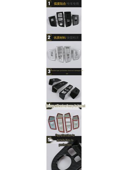17 1 Series Lifter Switch Frame: Car Window Armrest Button Patch