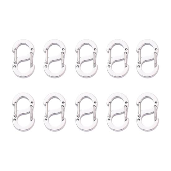 

10 шт., регулируемая пряжка из нержавеющей стали, ожерелье, расширитель, соединительная застежка, набор, подвесная пряжка, соединитель для DIY