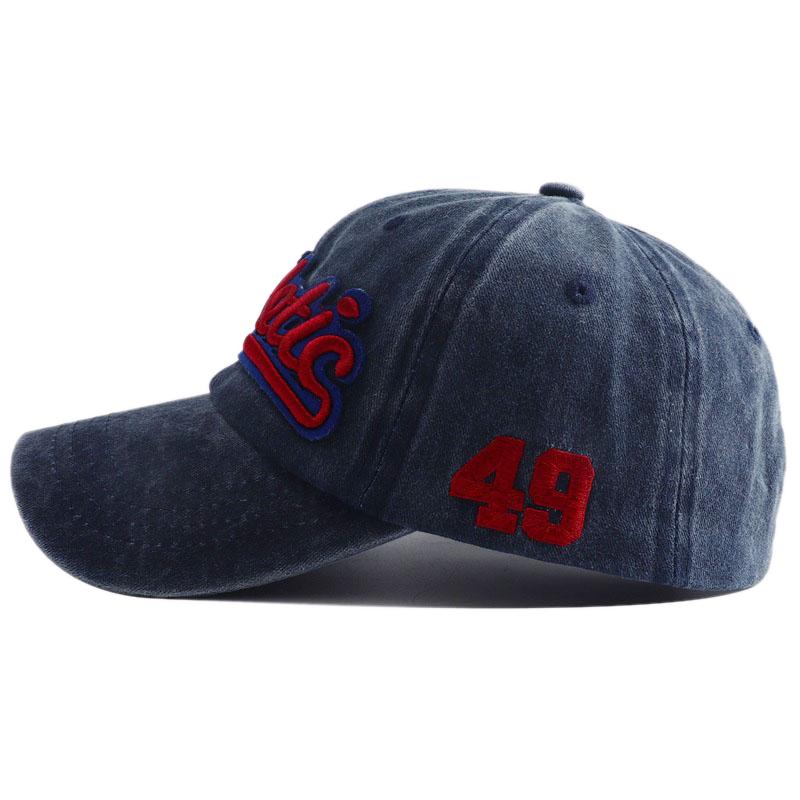 Athletic Letter Embroidery Baseball Cap Retro Washed Cotton Peaked Hat Hip Hop Trucker Dad Caps Fashion Sun Hats For Women Men