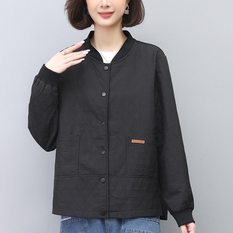 2024 Spring/Autumn Women's Short Coat: Chic, Age-Defying, Versatile Jacket for Middle-Aged Women