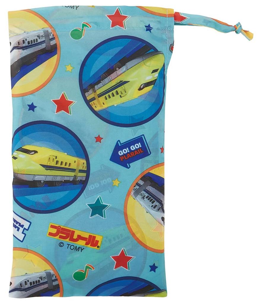 Skater Rain for Suitable for Heights Poncho, Kids' Raincoat, Plarail, Boys, 80-100cm (RAPO2-A)
