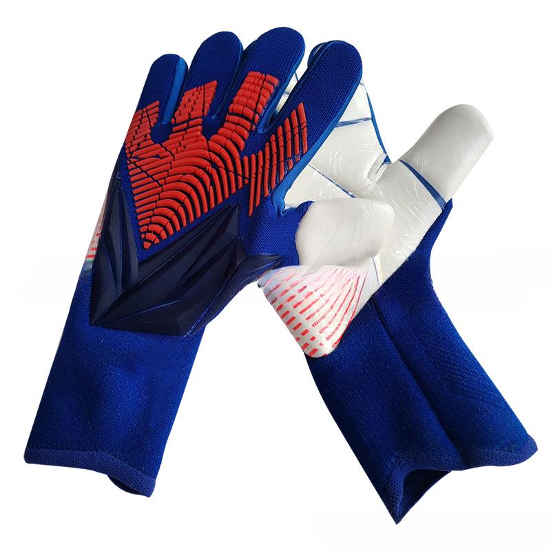 

Football Goalkeeper Goalkeeper Gloves Falcon Non-Slip Child Adult No. 10 (middle finger length 10cm) чорний