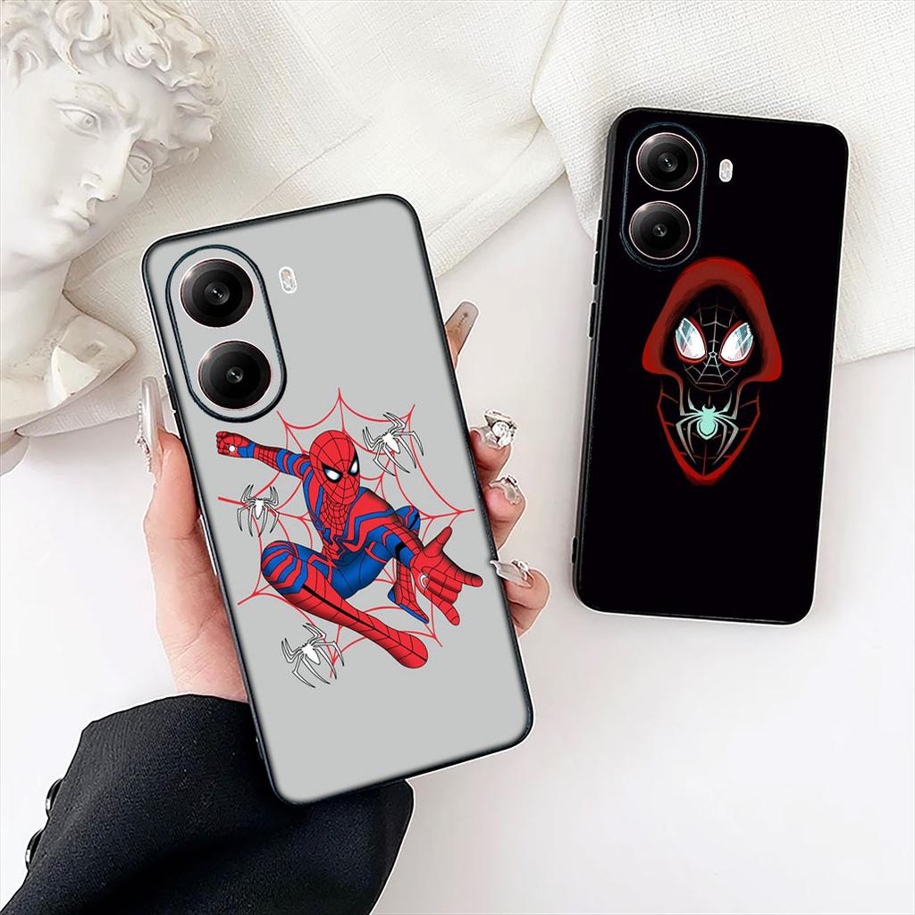 Spider Man Marvels Super Hero SpiderMan Phone Case for Xiaomi Redmi Note 13 14 ProPlus Pro Plus 14C A4 13C Pro+ Note14 Cover