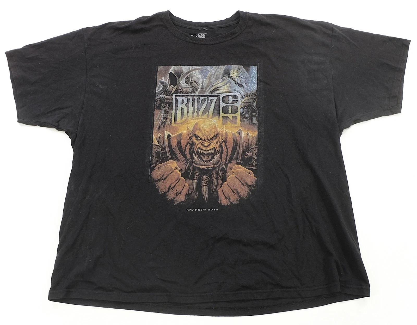 Rare Vintage Blizzard Entertainment Convention Anaheim 2013 T Shirt Black SZ 3XL XL