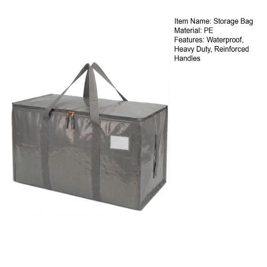 Genți de mutare cu mânere de transport, rezistente, impermeabile, genți de depozitare cu capacitate mare, pliabile, pentru cămin universitar, călătorii, camping