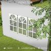Gazebo Side Panels, Sides Replacement with Window for 3x3(m) or 3x4m Pop Up Gazebo, 2 Pack, White