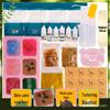 DIY Handmade Soap Kit: Dried Flower & Breast Milk Soap with Silicone Mold and Plant-Based Soap Base