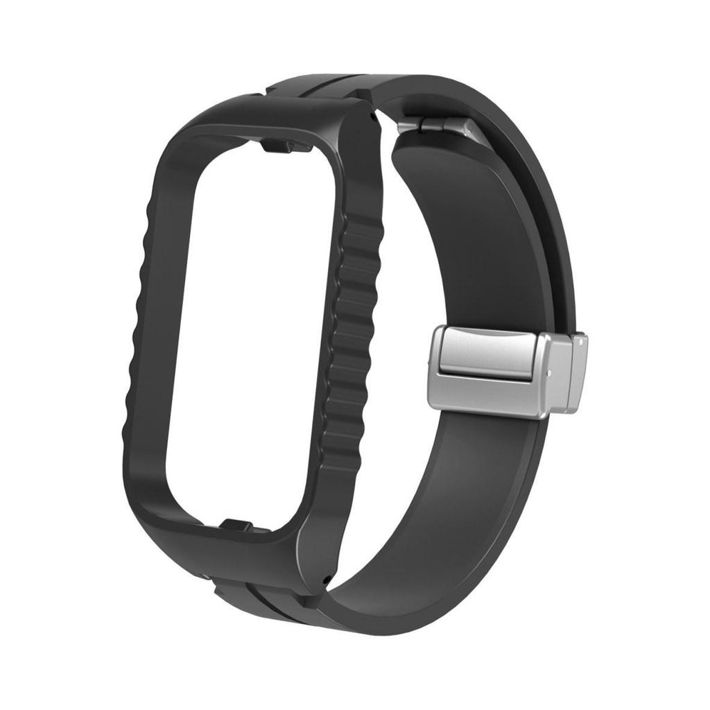 Foldable Magnetic Silicone Strap for Redmi Smart Band 2/3 and Xiaomi Smart Band 8 Active