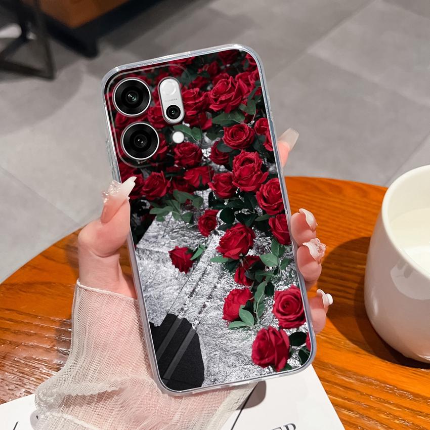 For Oppo Reno14 Pro Realme C71 C75 C75x Ultra Thin Clear Phone Case Cute Panda Pattern Dustproof Protection Soft Transparent Back Cover For Oppo Shell