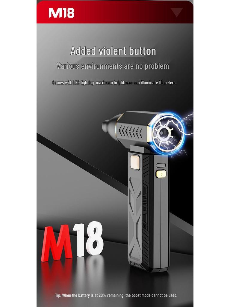 Portable High-Speed Handheld Fan & Hair Dryer for Outdoor Camping and Dust Removal