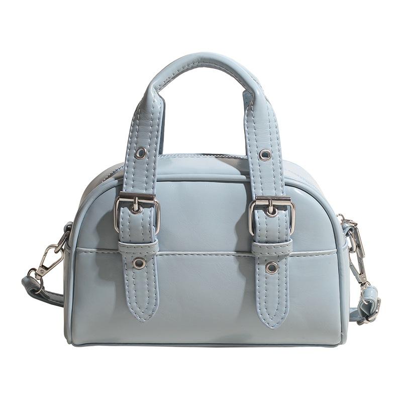 Premium bag women's new fashion trend shoulder messenger bag casual simple bowling bag pillow bag