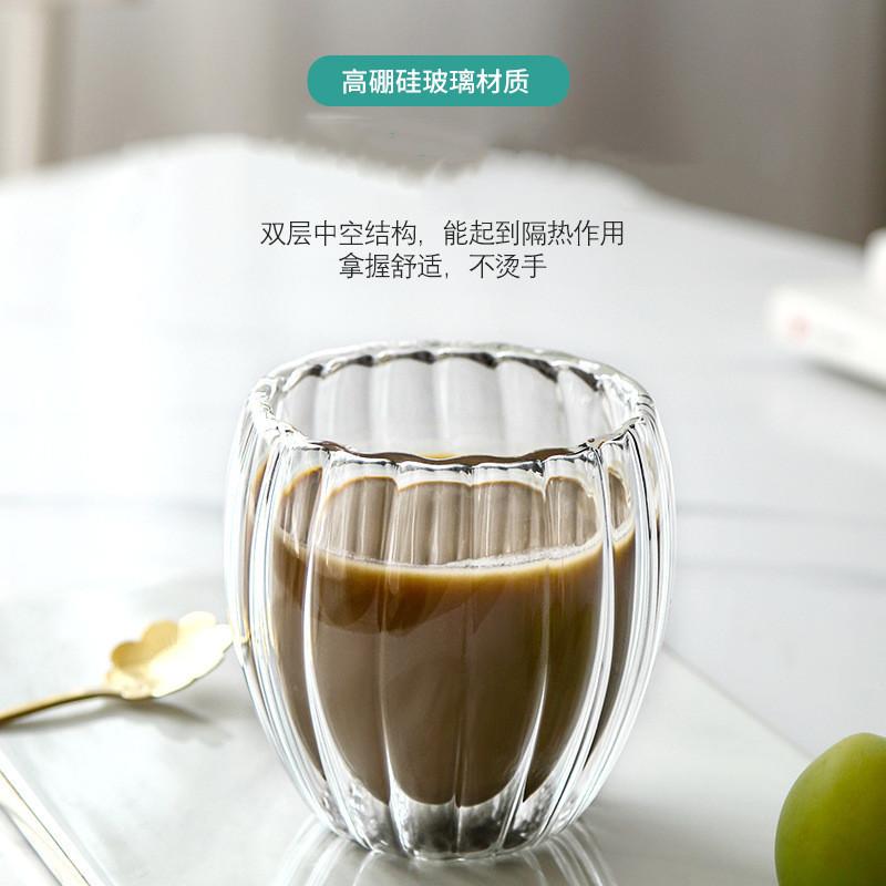 

Кружка из боросиликатного стекла с двойными стенками и прозрачной термостойкой отделкой. Чашка для чая, молока, сока, кофе, воды, виски, эспрессо, кофе. 150ml чистый