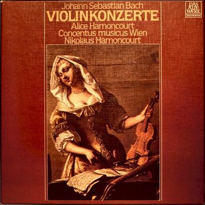 LP Record JOHANN SEBASTIAN BACH - ALICE HARNO - Violinkonzerte 635610DX Telefunken 1982 Germany Classical Used