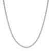 Silver Classic Tennis 925 Silver Necklace N075-07H.