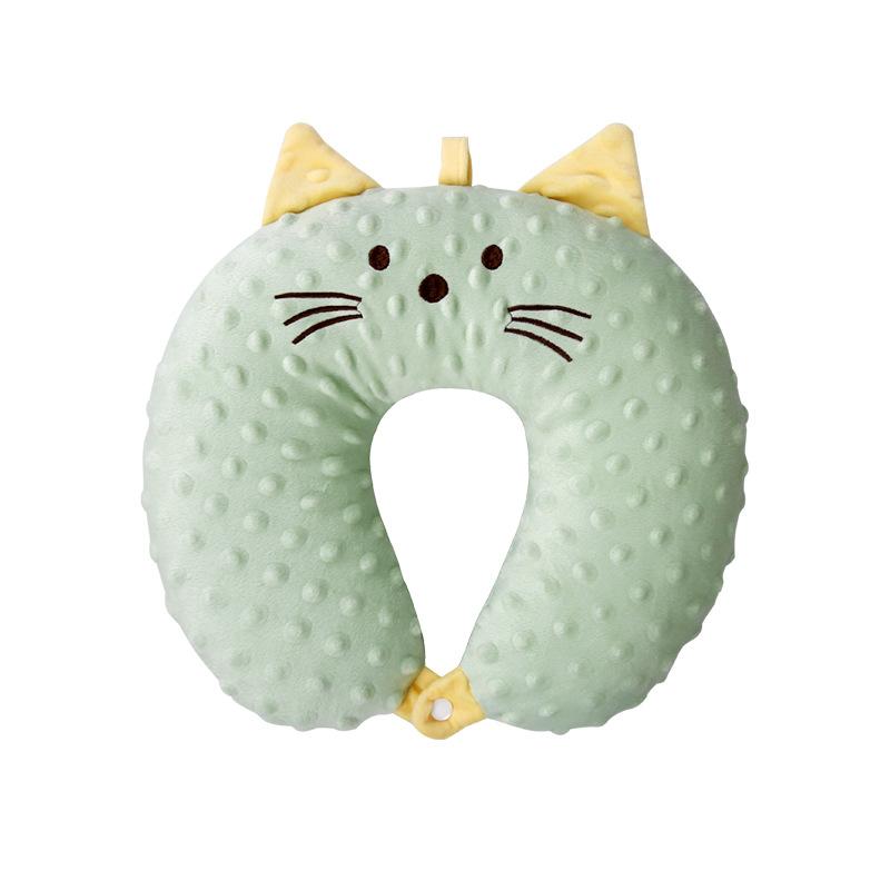Beanie Velvet Neck Pillow Newborn Baby Pillow Flat Pillow Cushion Baby Shaping Pillow Cotton Head Protection Pillow