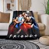 1PC Friends printed blanket, all season lightweight home office outdoor nap multifunctional blanket A8